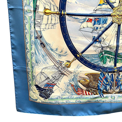 Hermes Carre 90 Vive le Vent Scarf Silk — view 7