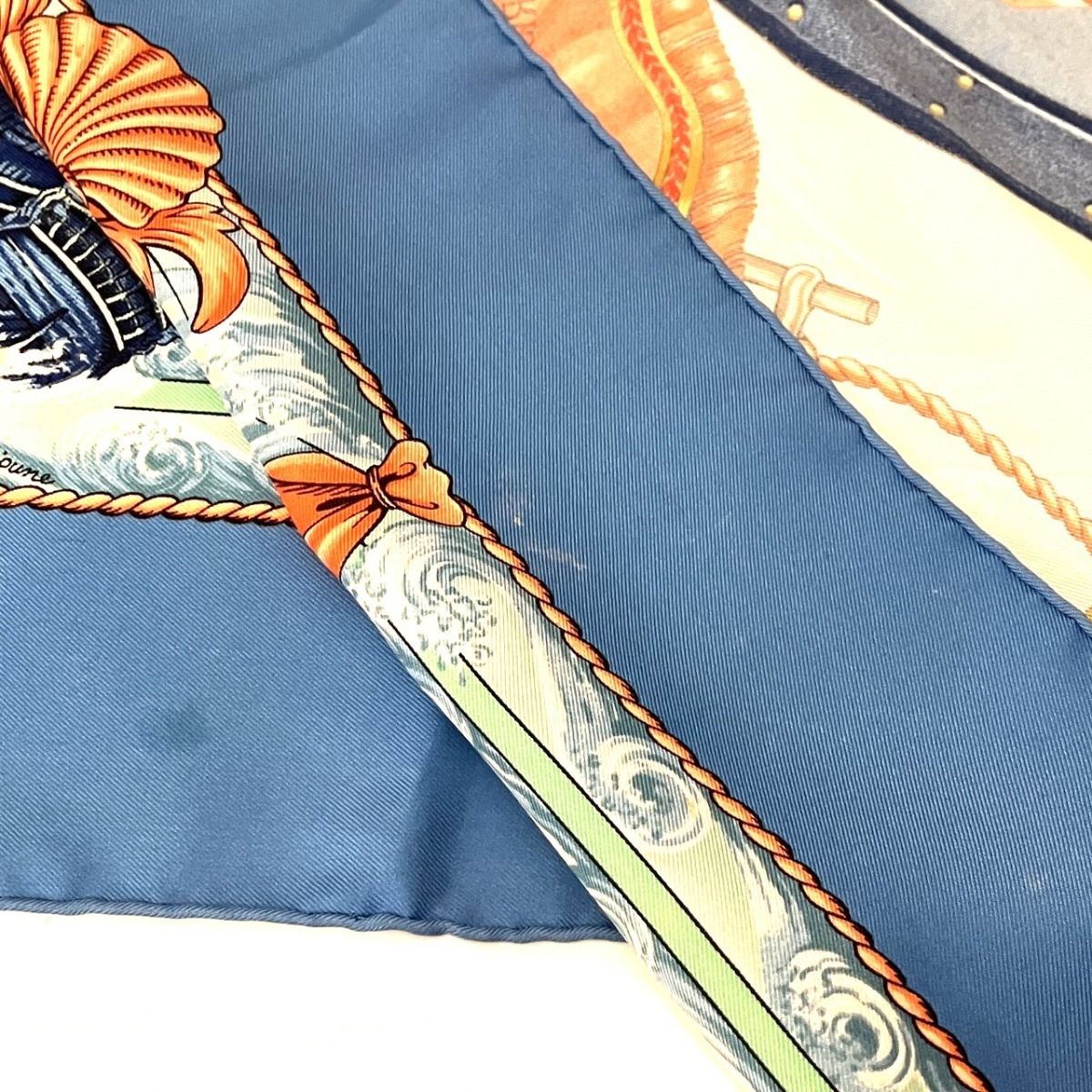 Hermes Carre 90 Vive le Vent Scarf Silk — view 8