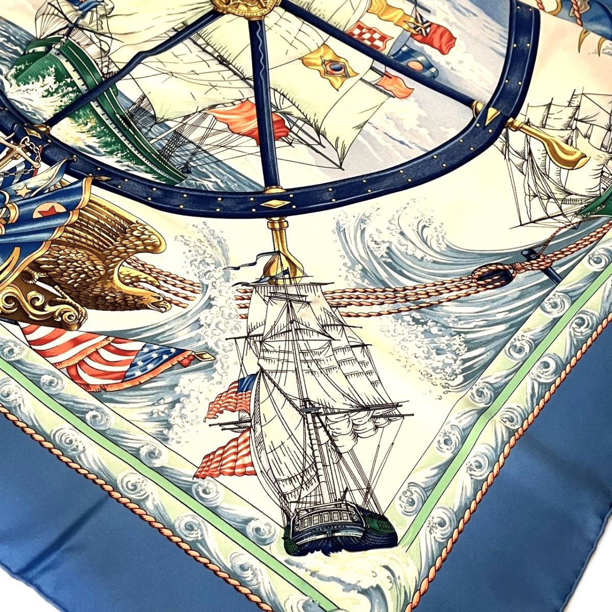 Hermes Carre 90 Vive le Vent Scarf Silk — view 6