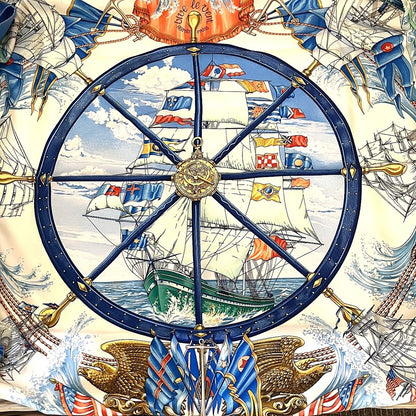 Hermes Carre 90 Vive le Vent Scarf Silk — view 3