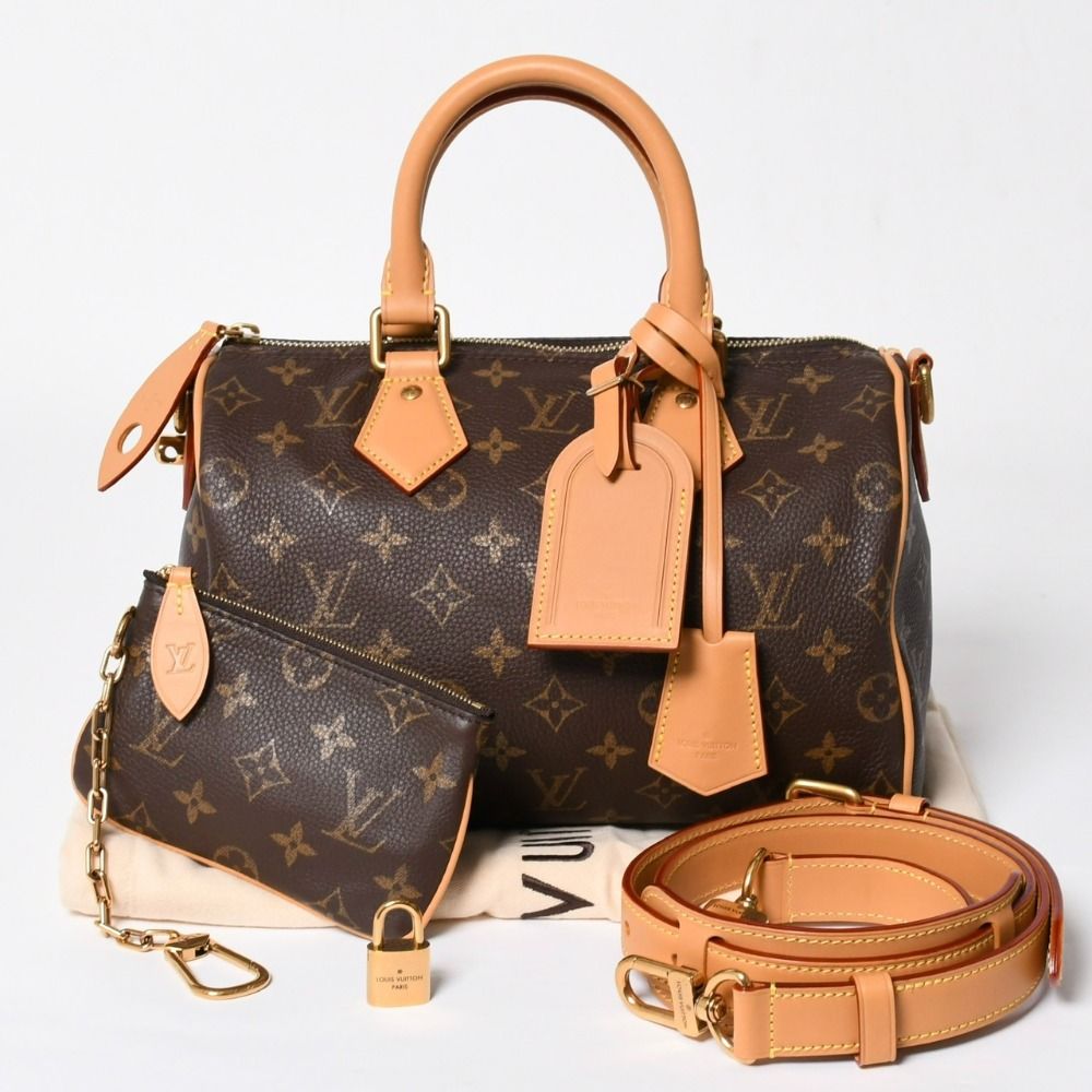 Louis Vuitton Speedy P9 Bandouliere 25 Boston Bag Brown