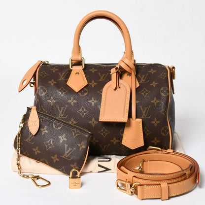 Louis Vuitton Speedy P9 Bandouliere 25 Boston Bag Brown