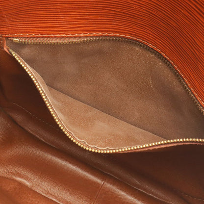 Louis Vuitton Epi Saint-cloud Shoulder Bag Crossbody Leather Kenya Brown Gold — view 7