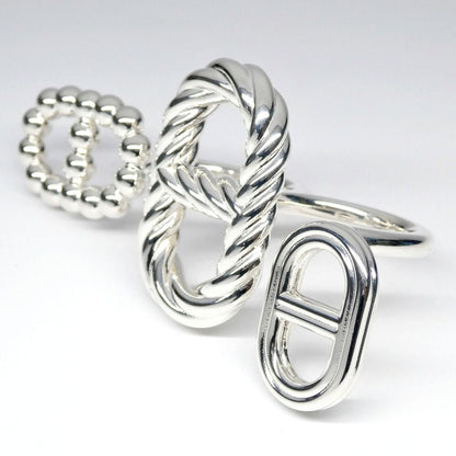 Hermes Chaine D'ancre Alea Double Ring Large Model — view 3