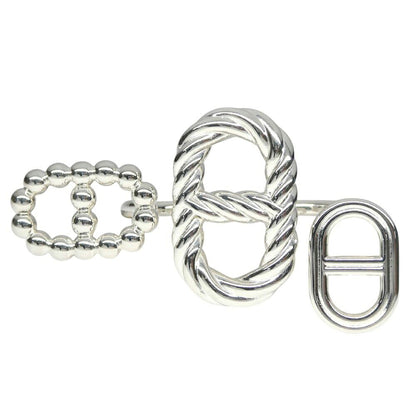Hermes Chaine D'ancre Alea Double Ring Large Model