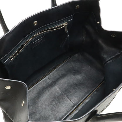 Saint Laurent Paris YSL Rive Gauche Tote Shoulder Bag Leather Black — view 5