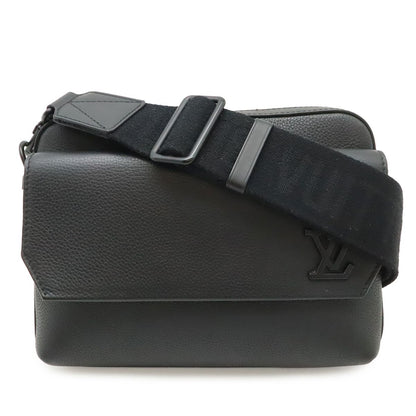 Louis Vuitton LV Aerogram Fast Line Messenger Shoulder Bag Crossbody Noir Black