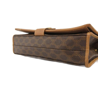 Celine Clutch Pouch Mini Bag Macadam Pattern All Over Print Snap Button Closure — view 4