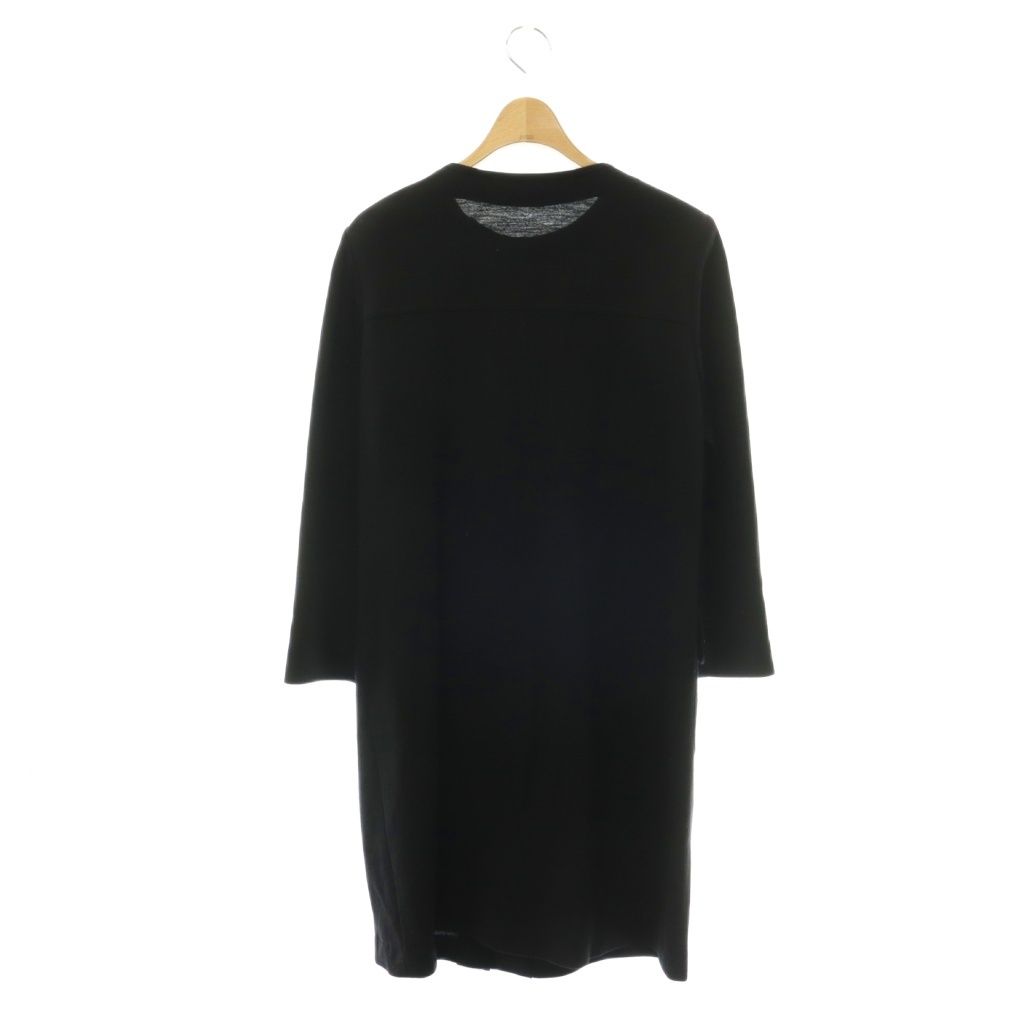 Saint Laurent Cardigan Long Sleeve Crew Neck Wool Black M — view 2