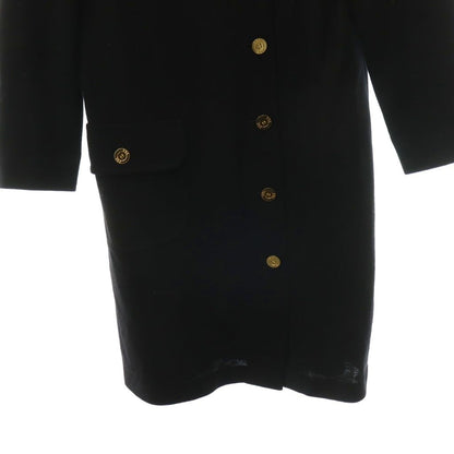 Saint Laurent Cardigan Long Sleeve Crew Neck Wool Black M — view 4
