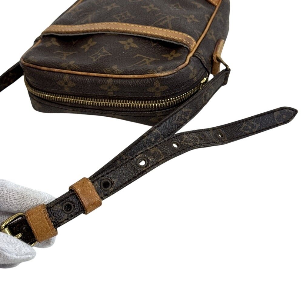 Louis Vuitton Monogram Danube Shoulder Bag Crossbody Canvas Brown — view 5