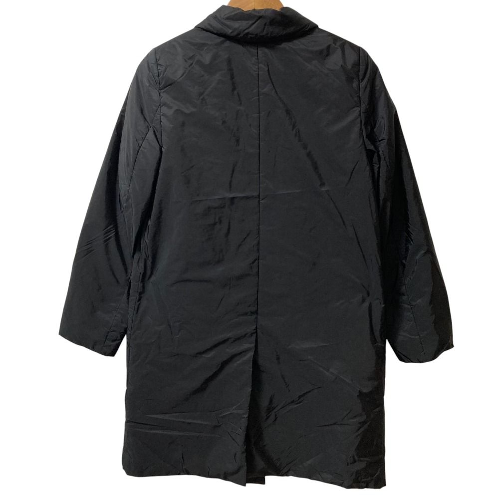 Prada Nylon Padded Soutien Collar Coat Black Fall Winter 38 — view 3