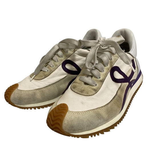 Loewe Flow Runner Leather Sneakers Ivory Spring Summer Fall Winter