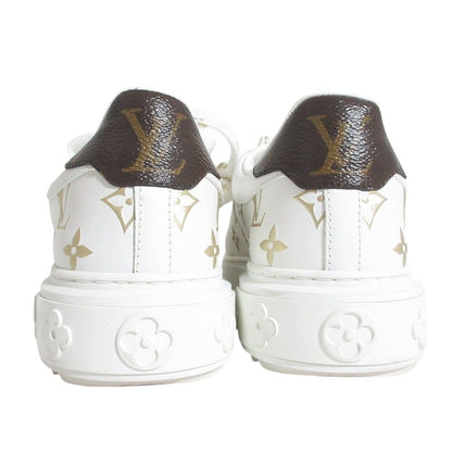 Louis Vuitton Time Out Line Monogram Sneakers White Gold Colored Spring — view 3