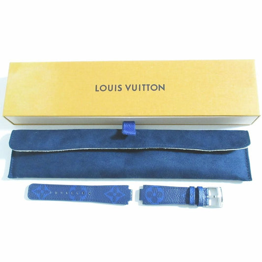 Louis Vuitton Tambour Monogram Strap M Blue Watch