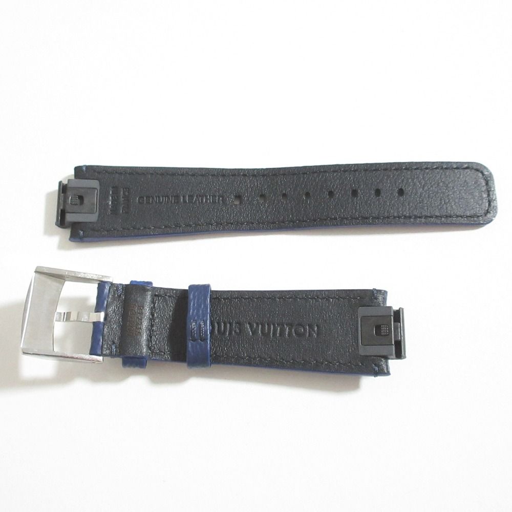 Louis Vuitton Tambour Monogram Strap M Blue Watch — view 3