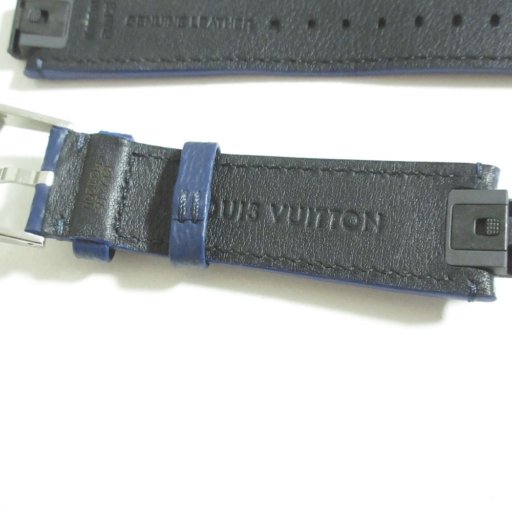 Louis Vuitton Tambour Monogram Strap M Blue Watch — view 4