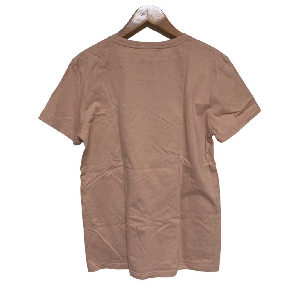 Moncler Logo Patch T-Shirt Pink Short Sleeve Spring Summer M — view 2