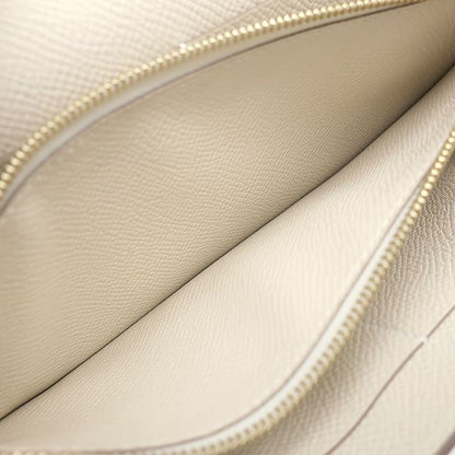 Hermes Wallet Kelly Long to Go Veau Epsom Craie Gold — view 8
