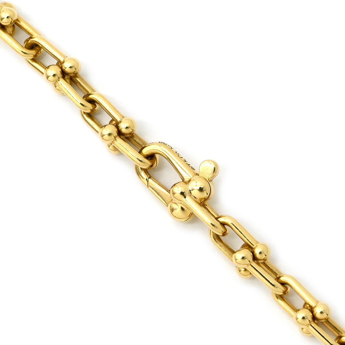 Tiffany & Co Bracelet HardWear Micro Link Large Yellow Gold T&Co YG Chain — view 3