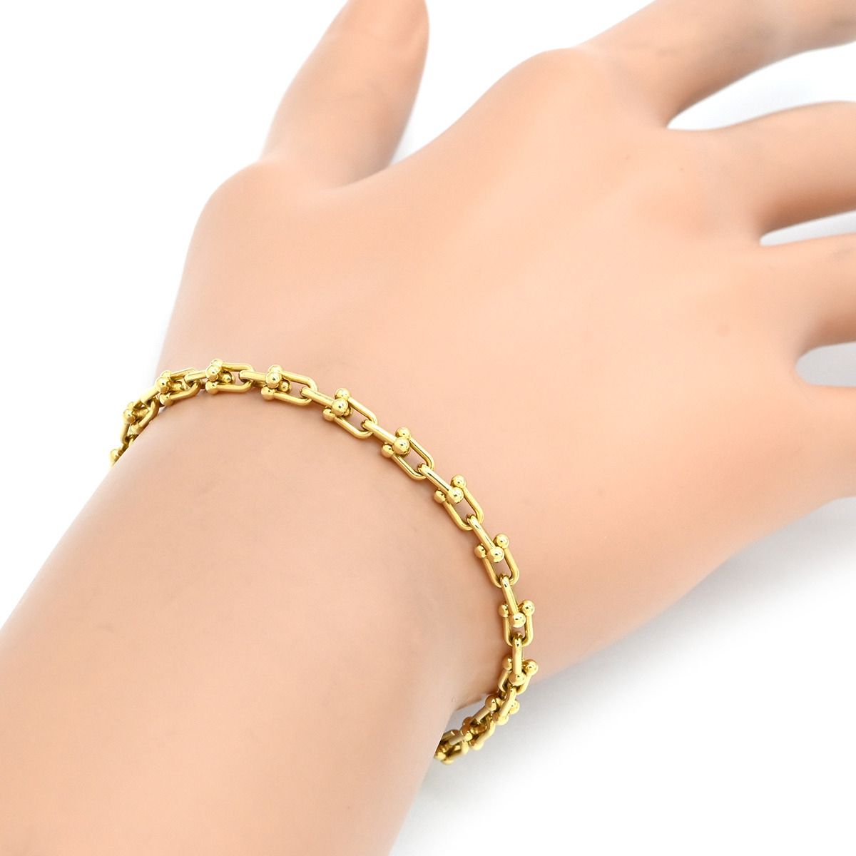 Tiffany & Co Bracelet HardWear Micro Link Large Yellow Gold T&Co YG Chain — view 8