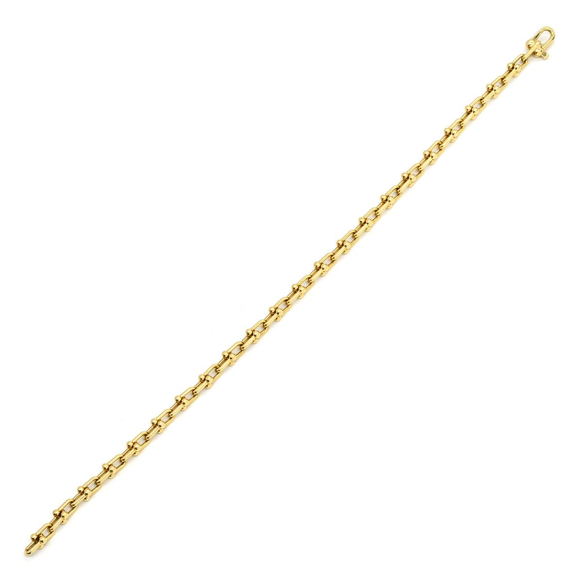 Tiffany & Co Bracelet HardWear Micro Link Large Yellow Gold T&Co YG Chain — view 2
