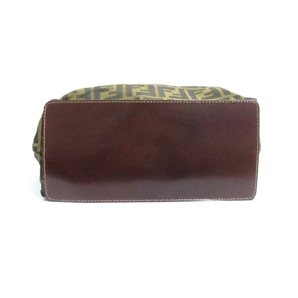 Fendi Zucca Canvas Tote Bag Brown — view 4