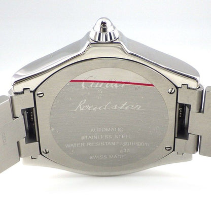 Cartier Watch Roadster LM Tonneau Silver Dial Roman Index Date Luminous Hand SS — view 4