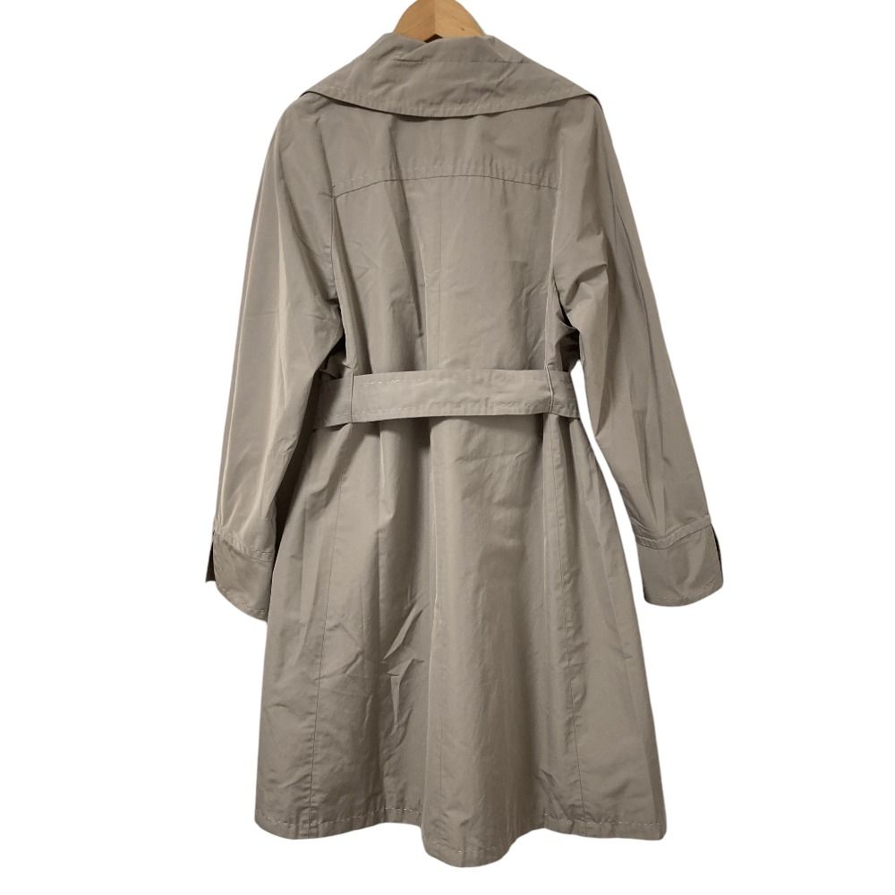 Max Mara Stitch Design Nylon Coat Greige Jacket Fall Winter 38 — view 2
