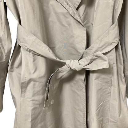Max Mara Stitch Design Nylon Coat Greige Jacket Fall Winter 38 — view 6