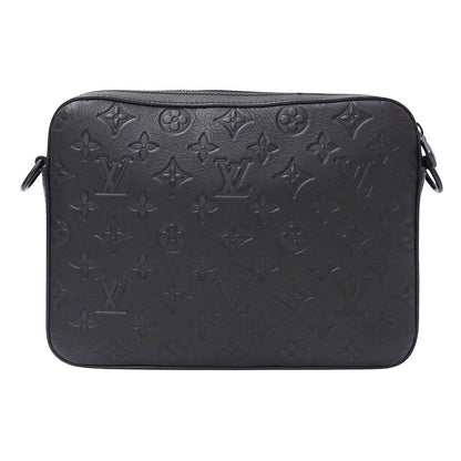 Louis Vuitton Monogram Shadow Shoulder Bag Trio Messenger Noir Black — view 2