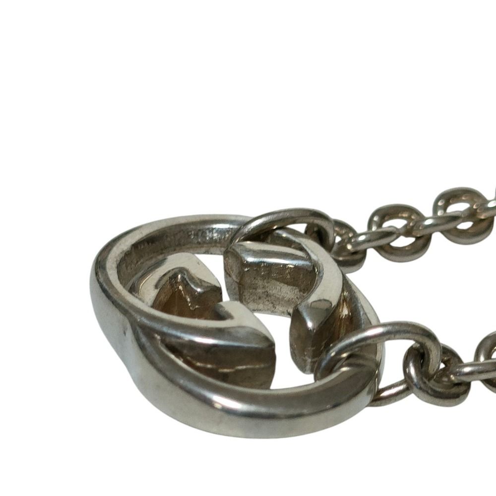 Gucci Interlocking G Chain Pendant Silver — view 3