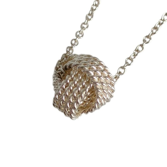 Tiffany & Co Somerset Mesh Ball Chain Pendant 925 Sterling Silver