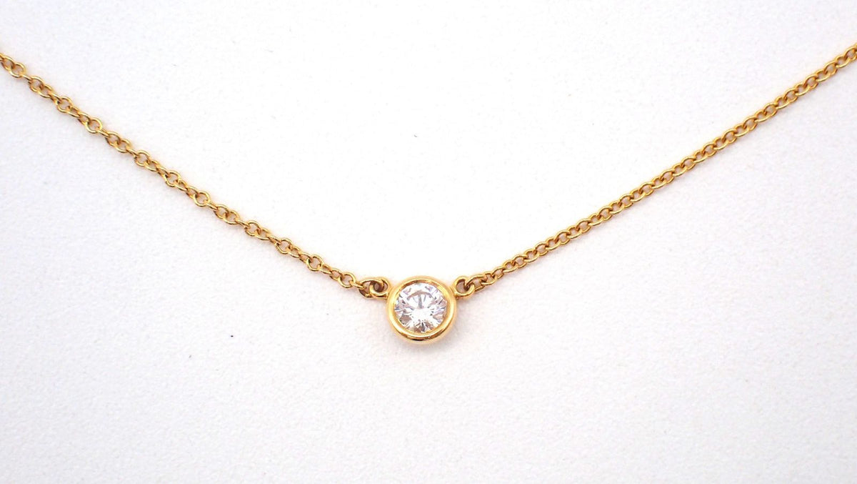 Tiffany & Co by the Yard Diamond Necklace Yellow Gold