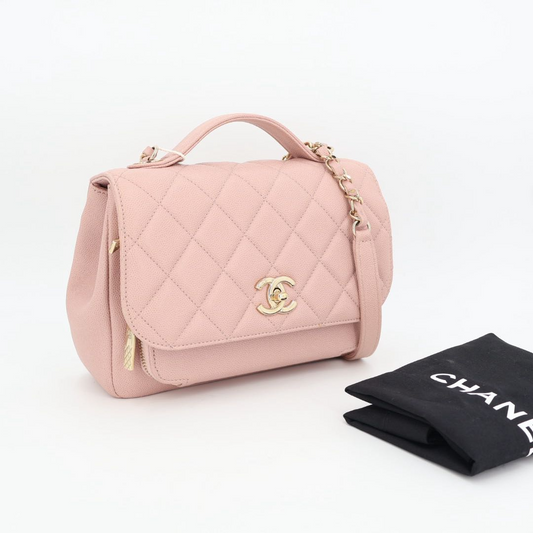 Chanel Business Affinity Caviar Leather 2-Way Shoulder Bag