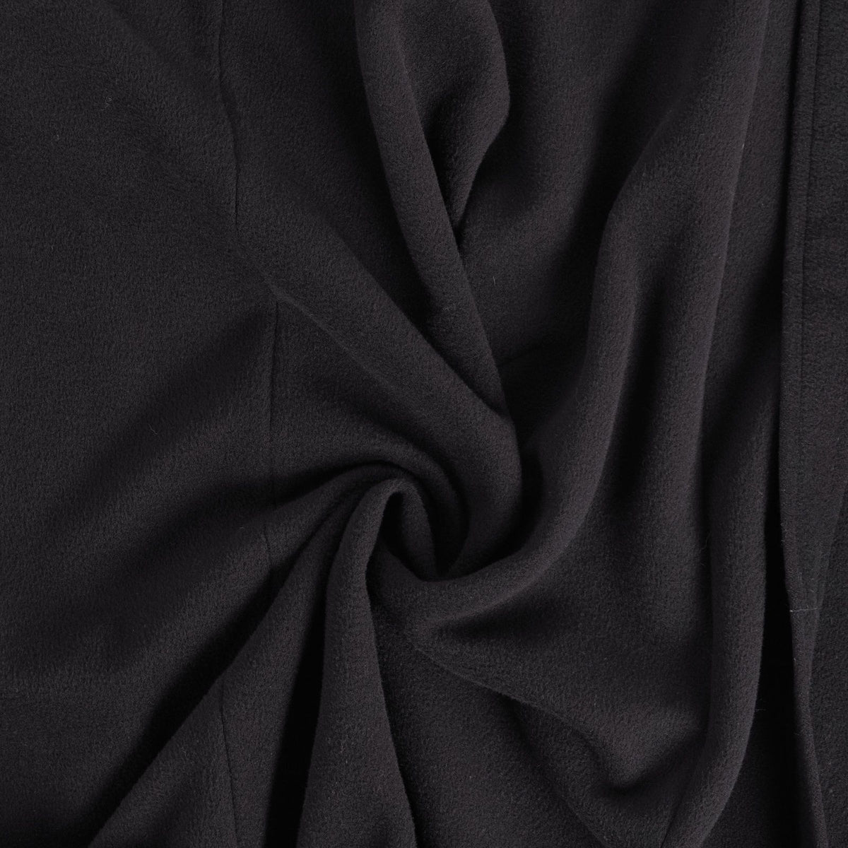 Max Mara Coat Long with Belt Wool Black — view 8