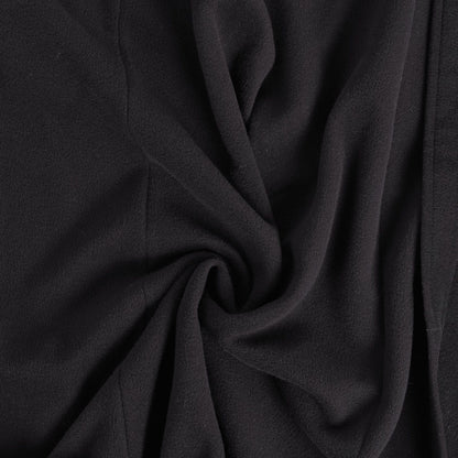 Max Mara Coat Long with Belt Wool Black — view 8
