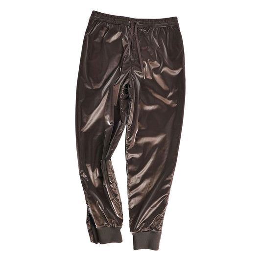 Hermes Pants Long Easy Polyester Brown 42
