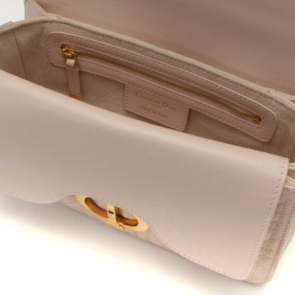 Dior Cannage Jolly Top Handle Bag Small Light Pink Handbag Leather — view 5