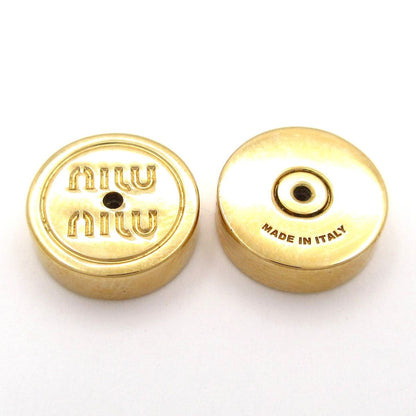 Miu Miu Earrings Gold White — view 5