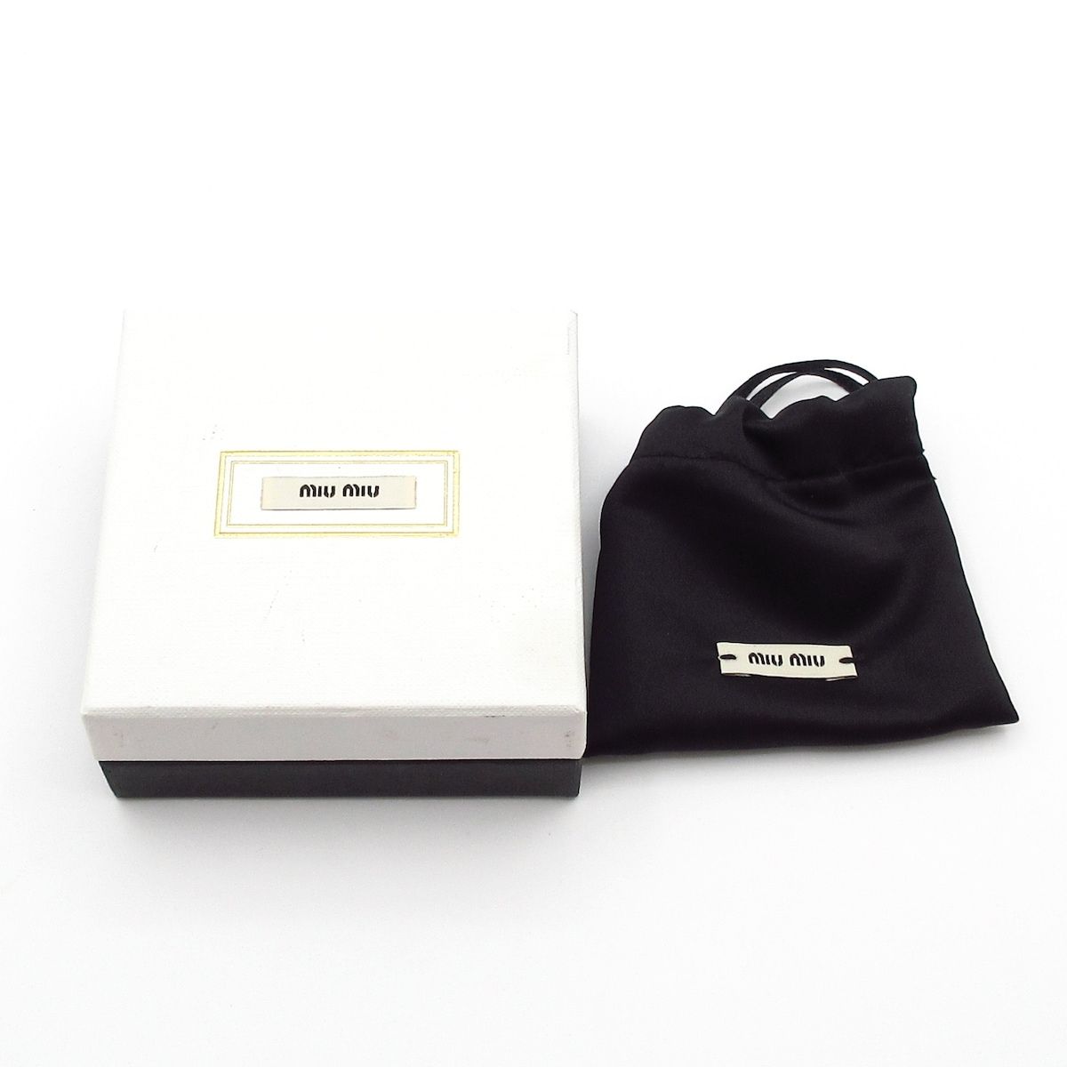Miu Miu Earrings Gold White — view 6
