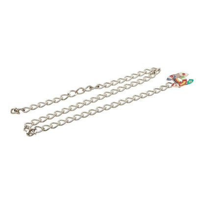 Chanel CC Logo Chain Belt National Flag 03A Silver Multicolor Metal