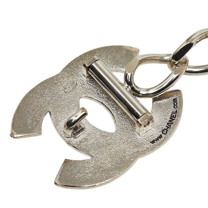 Chanel CC Logo Chain Belt National Flag 03A Silver Multicolor Metal — view 3