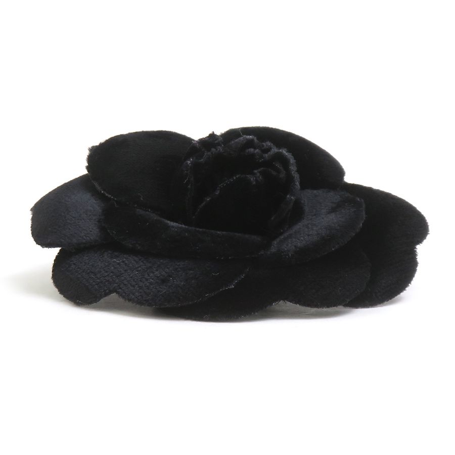 Chanel Brooch Camellia Black — view 3