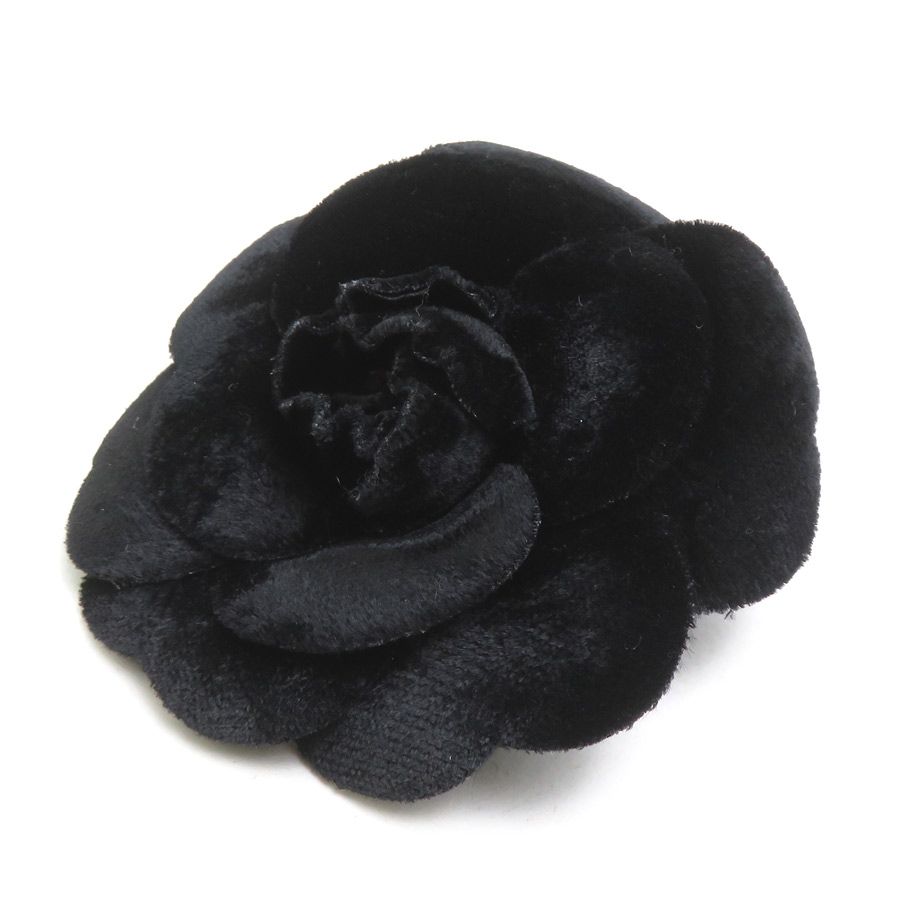 Chanel Brooch Camellia Black — view 2