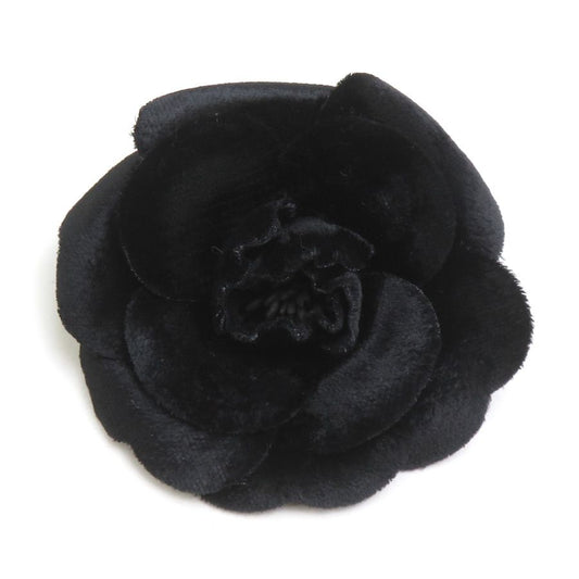 Chanel Brooch Camellia Black
