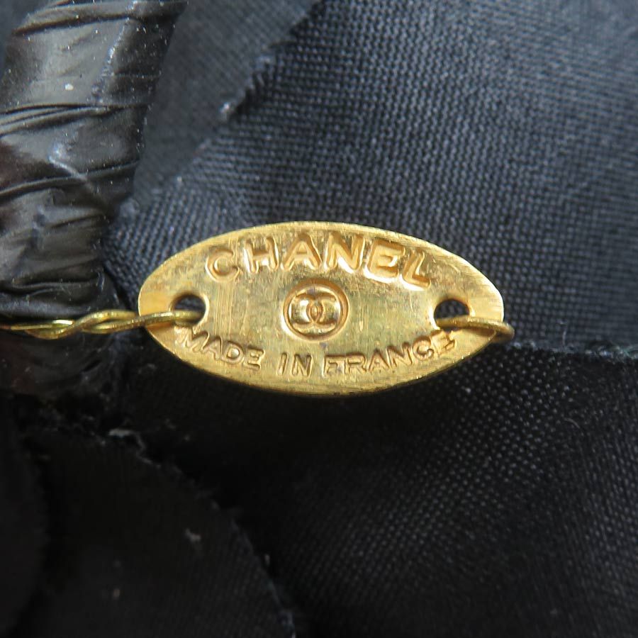 Chanel Brooch Camellia Black — view 7