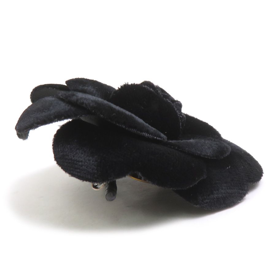 Chanel Brooch Camellia Black — view 4
