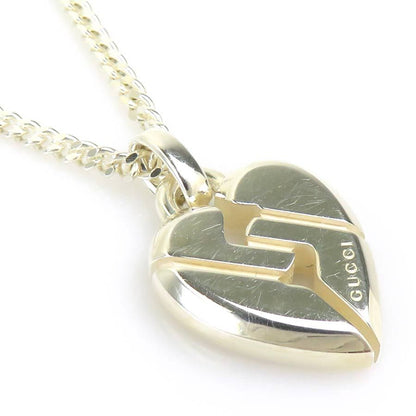 Gucci Necklace Heart Silver