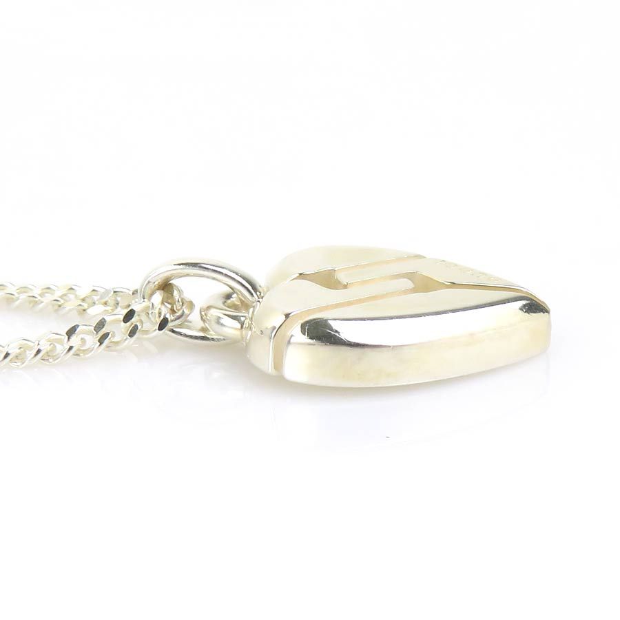 Gucci Necklace Heart Silver — view 2